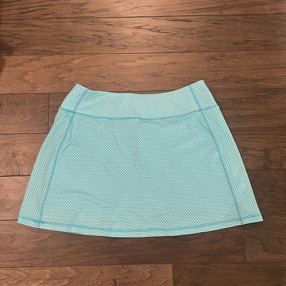 NWT Vineyard Vines Factory Whale Print Athletic Skort Sz L